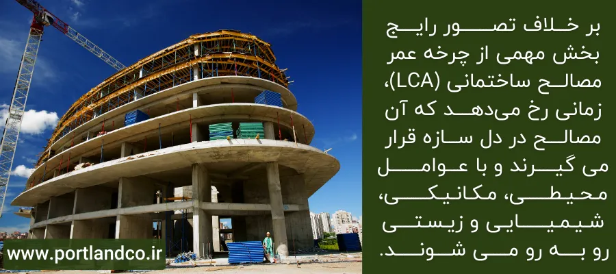 ارزیابی چرخه عمر مصالح ساختمانی (LCA)