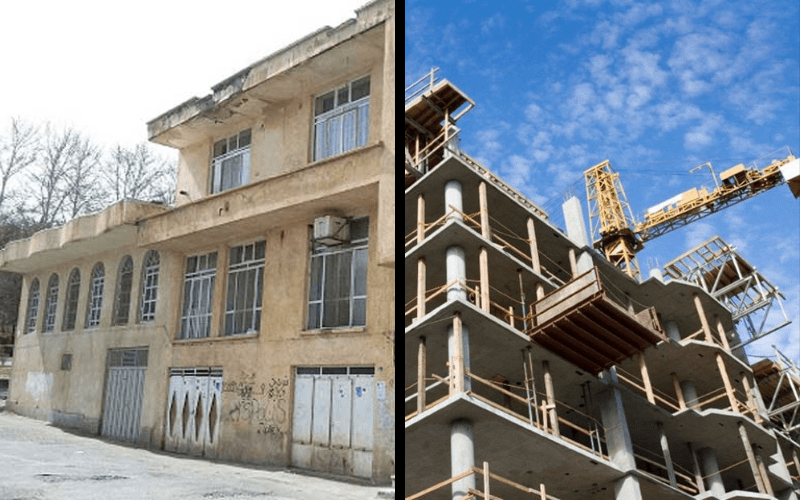 تفاوت ساختمان سازی امروزه با گذشته